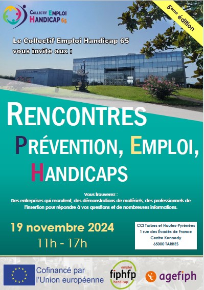 Le CIBC Occitanie Pyrénées présent aux Rencontres, Prévention, Emploi, Handicap.